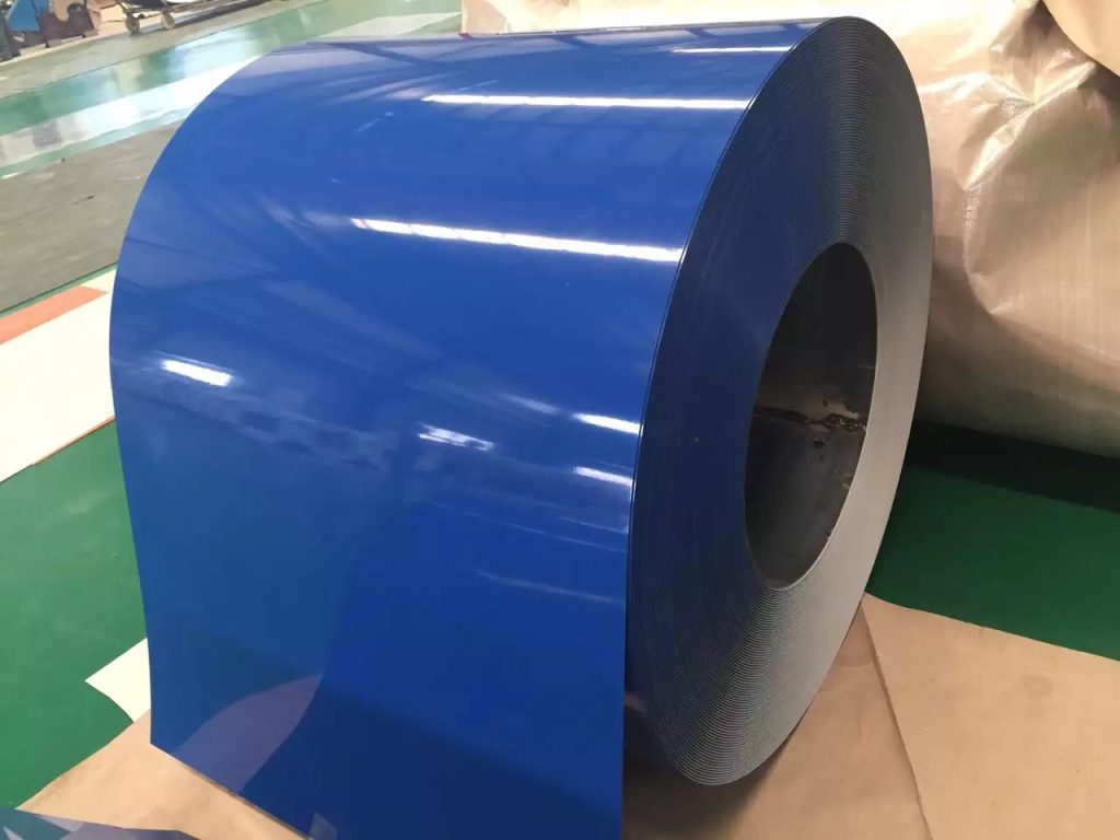 The process and application of color coated steel plate