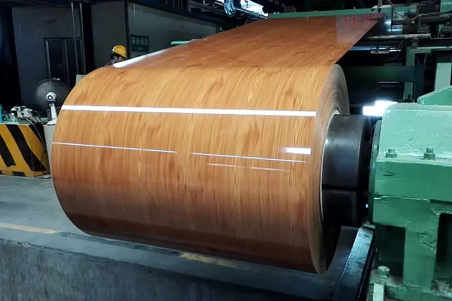 Wooden Grain PPGI Steel Coil