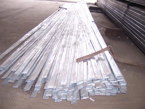 Galvanized flat bar