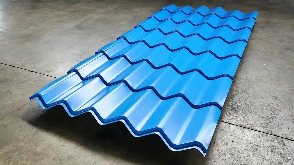 Glazed tile roofing sheets