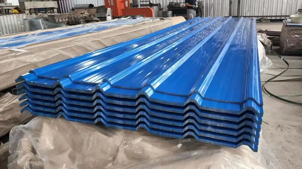 Trapezoidal roofing profiles