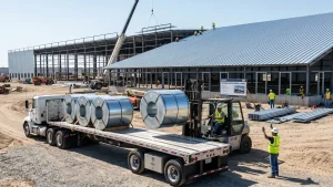 Galvanized Steel Coil in Industrial Roofing
