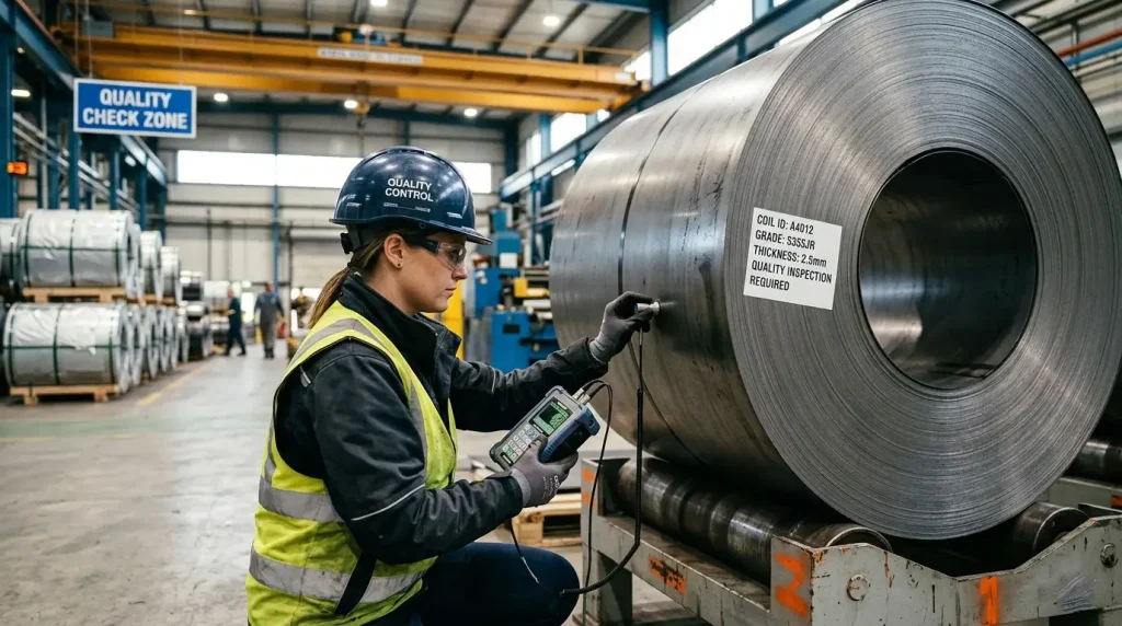 Importing Steel Coil Always Means Checking Quality First