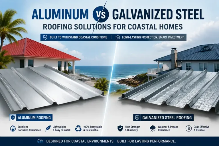 Aluminum vs Galvanized Steel Roofing Solutions for Coastal Homes