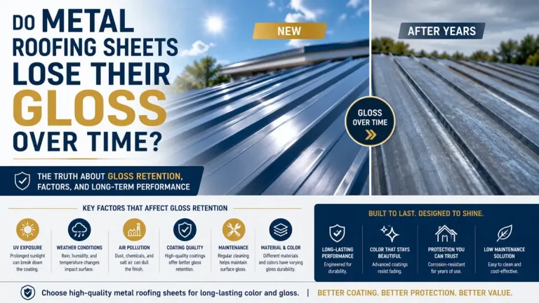 Why Roofing Sheets Lose Gloss